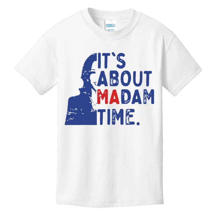 Its Is About Madam Time Election 2024 Harris Funny Kids T-Shirt