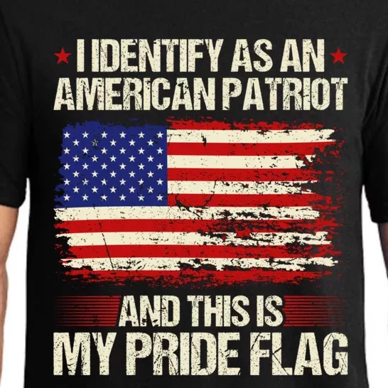 I Identify As An American Patriot This Is My Pride Flag Pajama Set