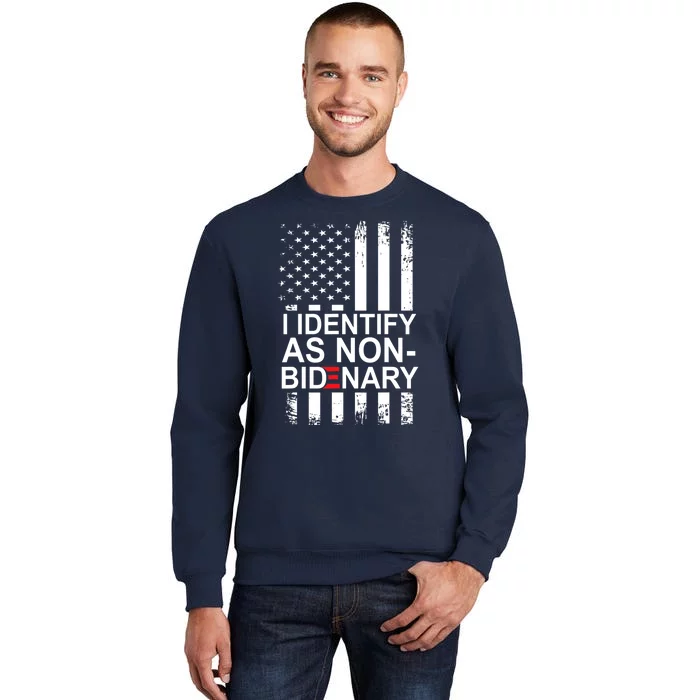 I Identify As Non Bidenary Anti Joe Biden Sweatshirt