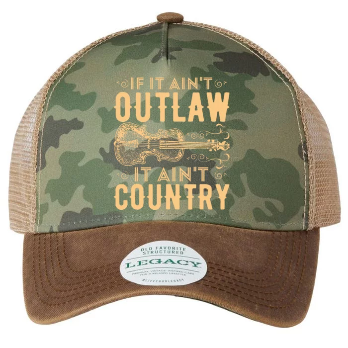 If It Aint Outlaw It Aint Country Country Music Legacy Tie Dye Trucker Hat