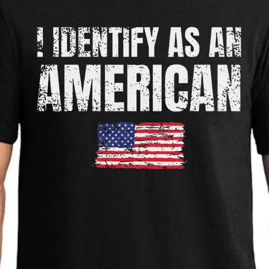 I Identify As An American Usa Patriotic Pride Pajama Set