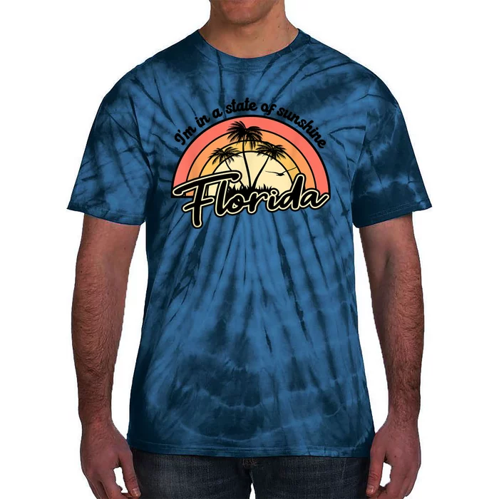 I'm In A State Of Sunshine Florida Beach Sun Tie-Dye T-Shirt