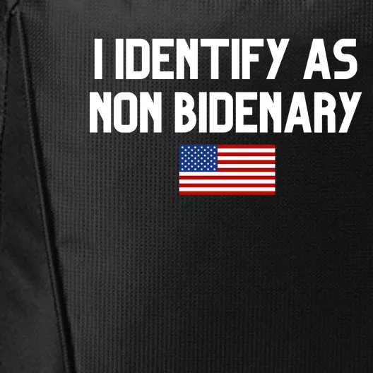 I Identify As Non Bidenary City Backpack