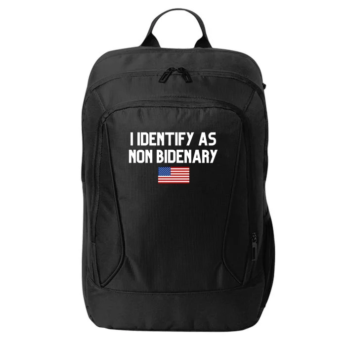 I Identify As Non Bidenary City Backpack