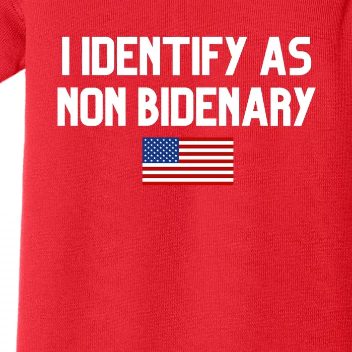 I Identify As Non Bidenary Baby Bodysuit