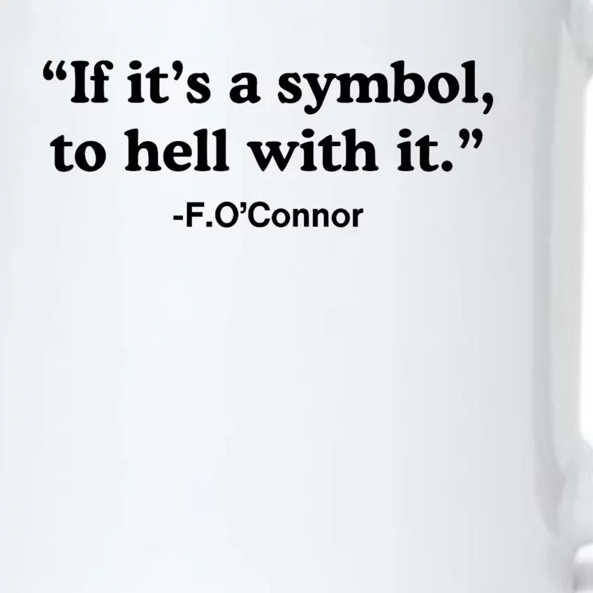 If ItS A Symbol To Hell With It Black Color Changing Mug