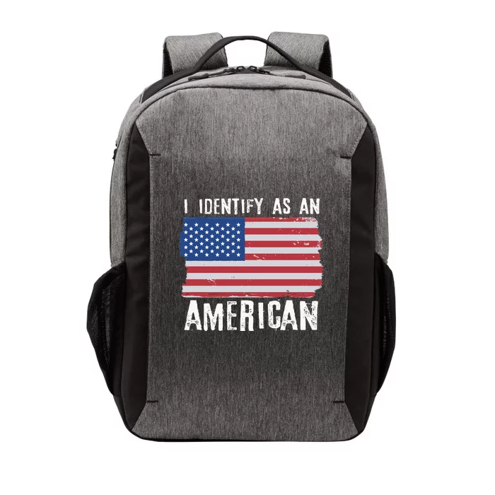 I Identify As An American Proud US American Vector Backpack