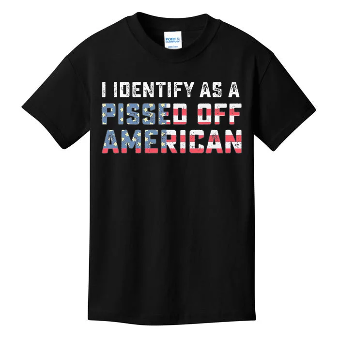 I Identify As A Pissed Off American Kids T-Shirt