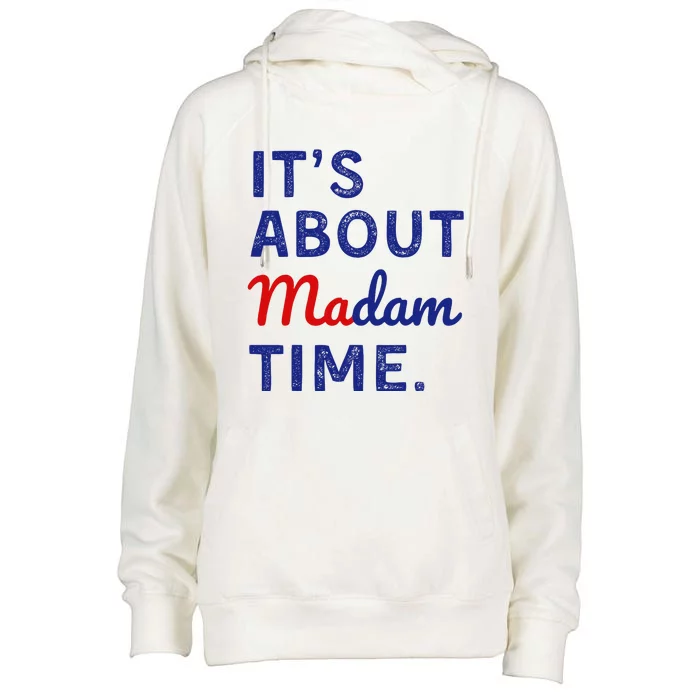 ItS Is About Madam Time Womens Funnel Neck Pullover Hood