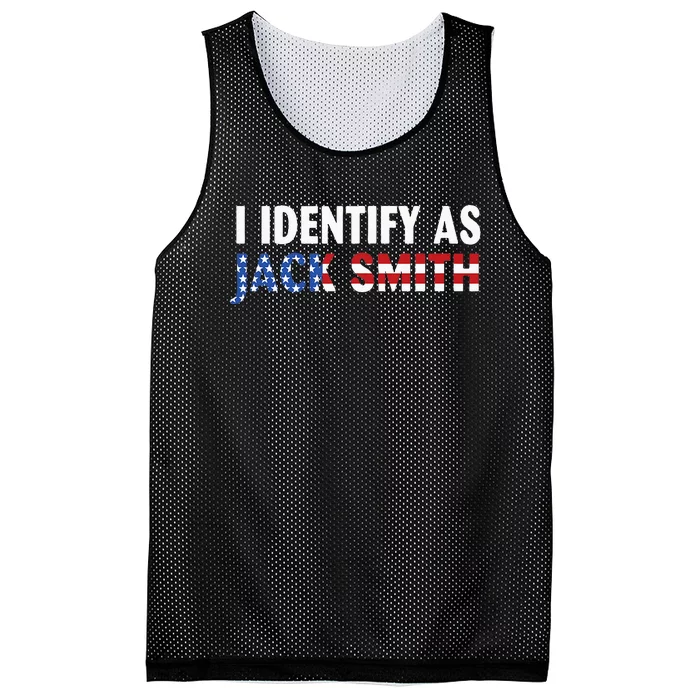 I Identify As Jack Smith Mesh Reversible Basketball Jersey Tank