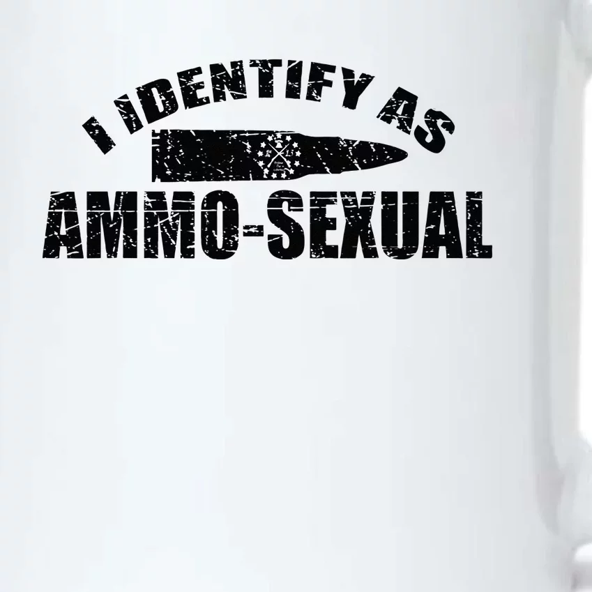 I Identify As Ammo-Sexual Black Color Changing Mug