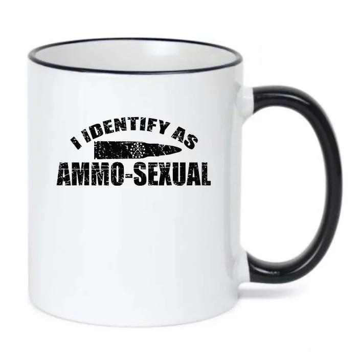 I Identify As Ammo-Sexual Black Color Changing Mug