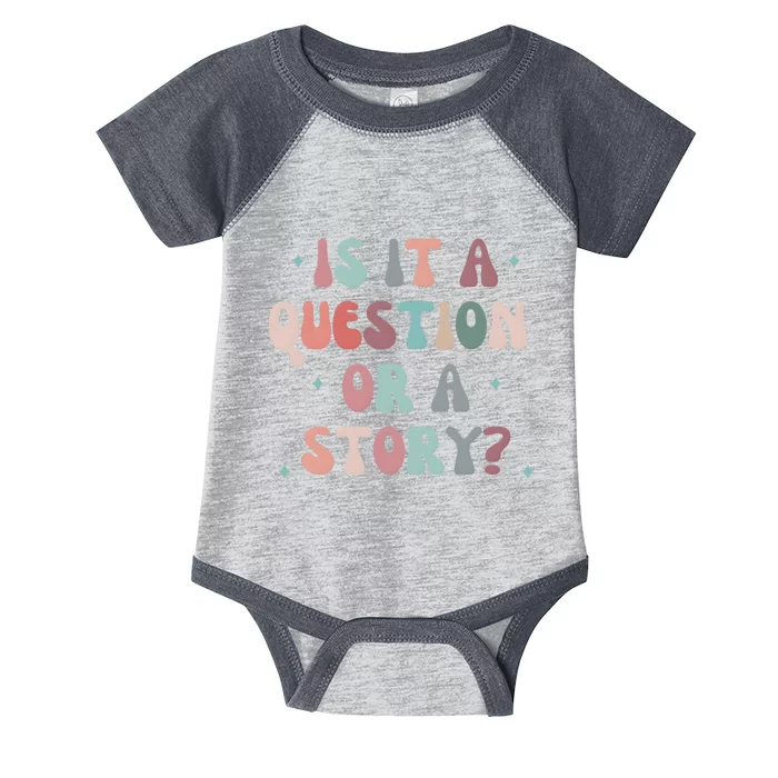 Is It A Question Or A Story Infant Baby Jersey Bodysuit