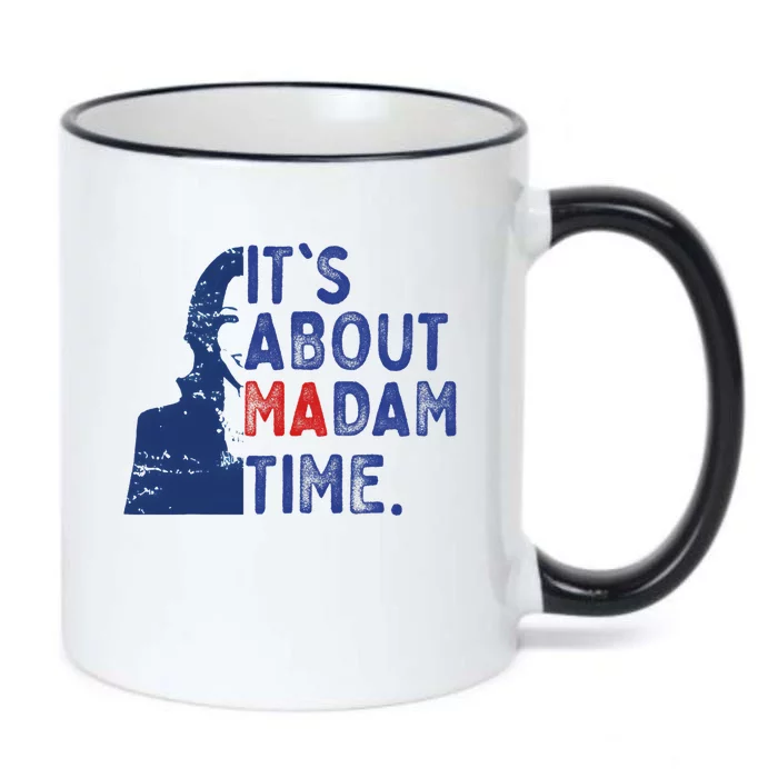 ItS Is About Madam Time Election 2024 Harris Funny Black Color Changing Mug