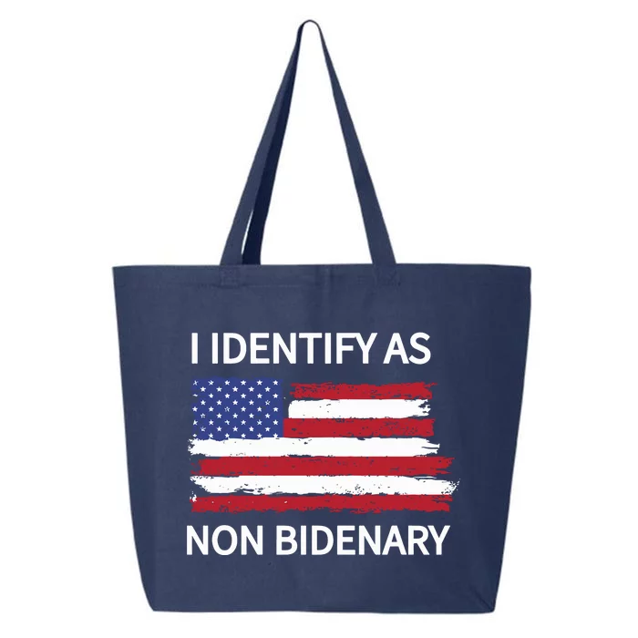 I Identify As Non Bidenary 25L Jumbo Tote