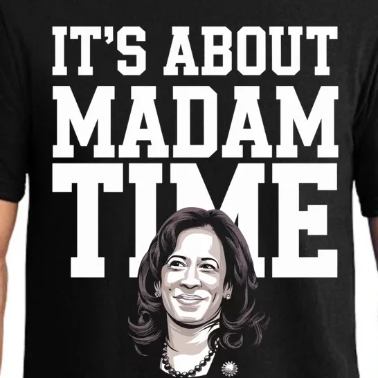 ItS Is About Madam Time Funny Kamala Harris Outfit Cool Gift Pajama Set