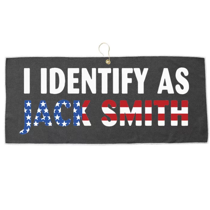 I Identify As Jack Smith Large Microfiber Waffle Golf Towel