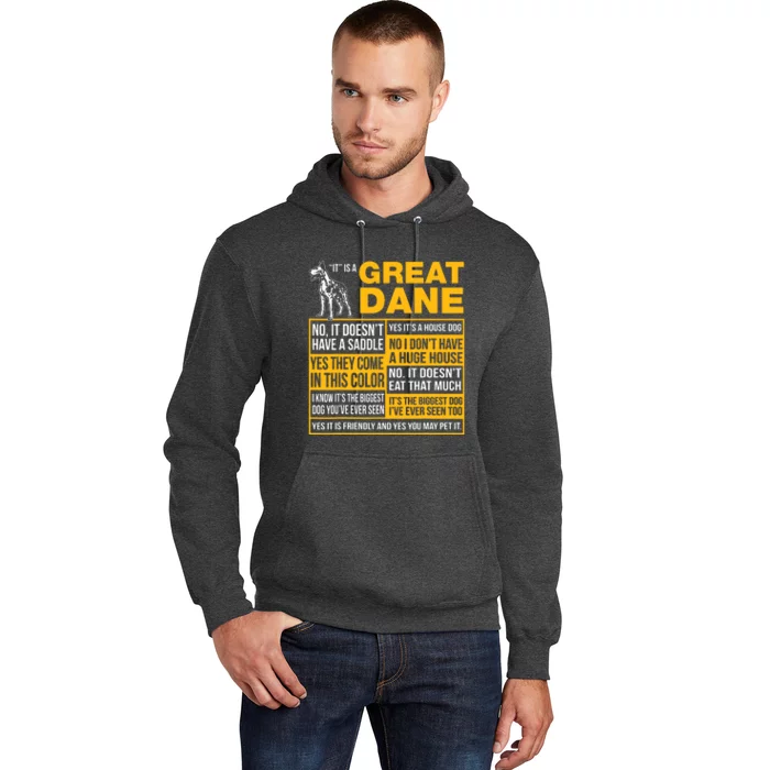 It Is A Great Dane Funny Gift Dog Lover Hoodie