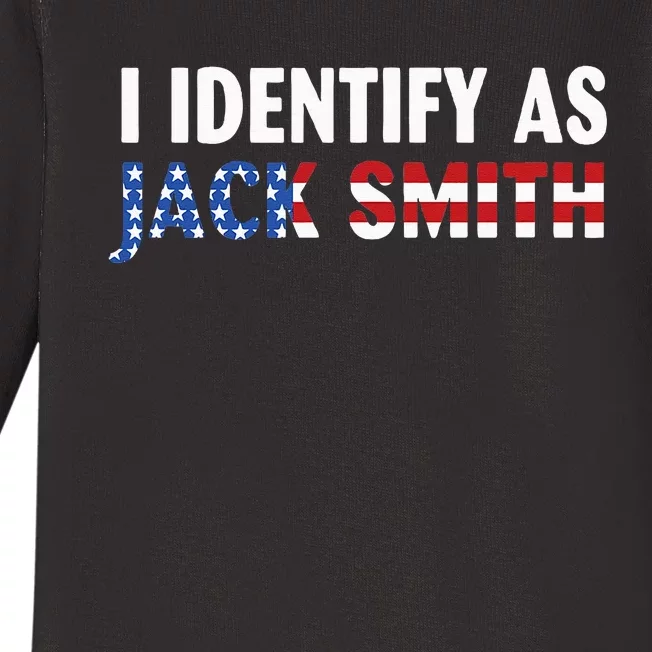 I Identify As Jack Smith Baby Long Sleeve Bodysuit