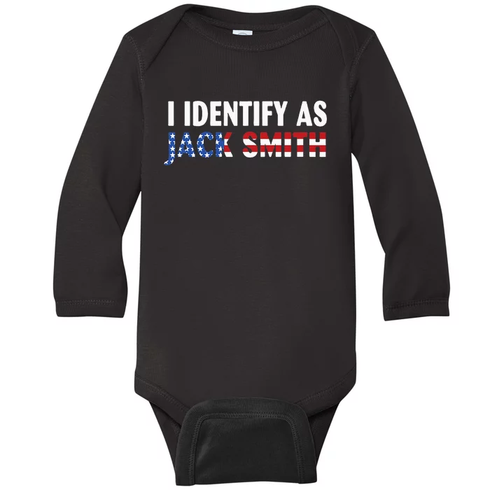 I Identify As Jack Smith Baby Long Sleeve Bodysuit