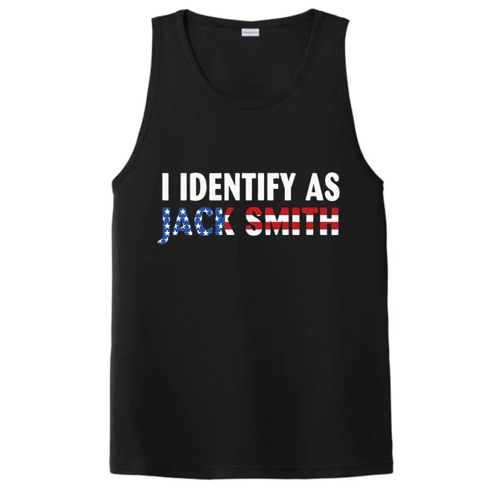 I Identify As Jack Smith Performance Tank