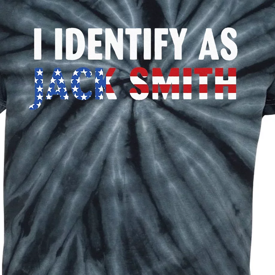 I Identify As Jack Smith Kids Tie-Dye T-Shirt