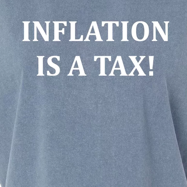 Inflation Is A Tax Garment-Dyed Women's Muscle Tee