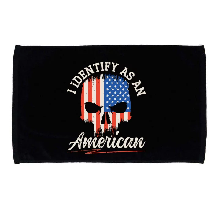 I Identify As An American USA Constitution Day Microfiber Hand Towel