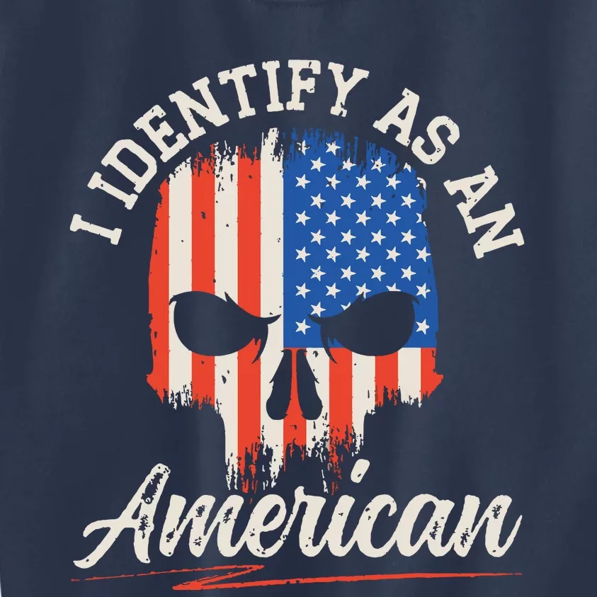 I Identify As An American USA Constitution Day Kids Sweatshirt