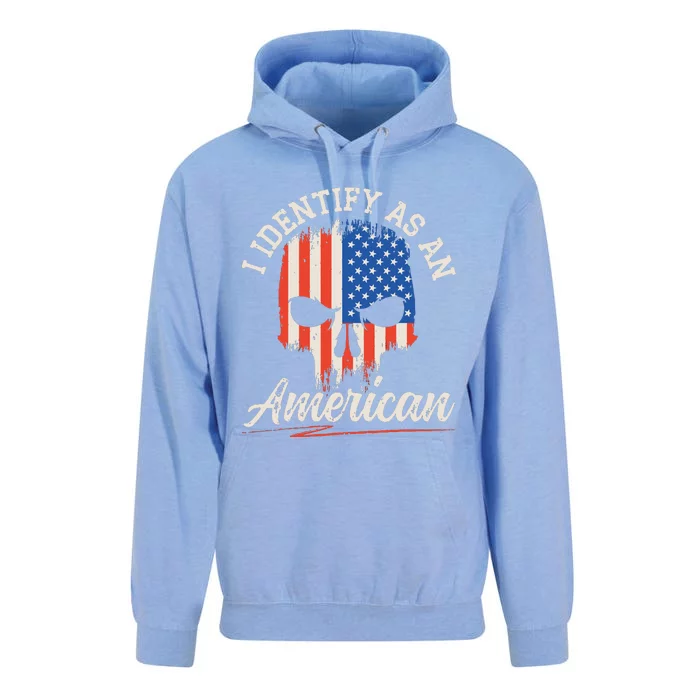 I Identify As An American USA Constitution Day Unisex Surf Hoodie