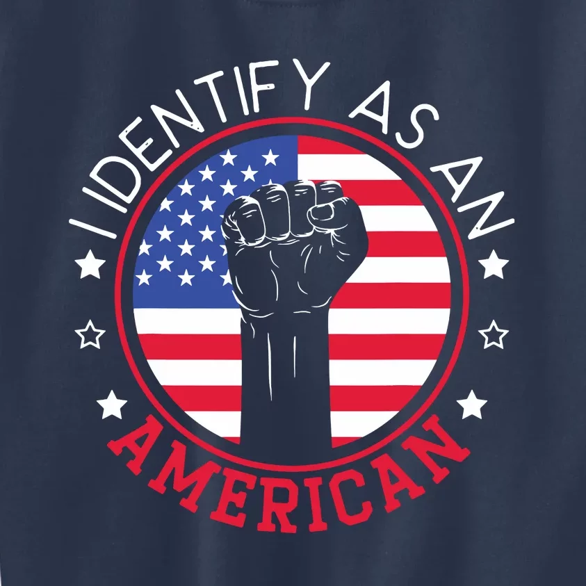 I Identify As An American USA Constitution Day Kids Sweatshirt