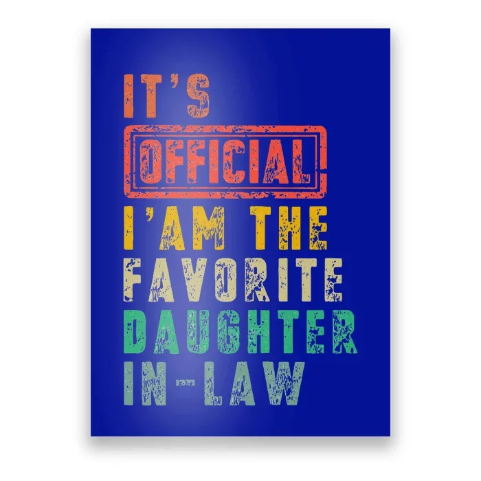 It's I Am The Favorite Daughter In Law Poster