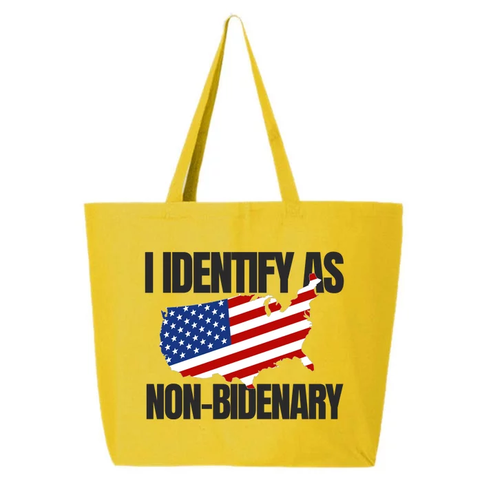 I Identify As Non Bidenary 25L Jumbo Tote