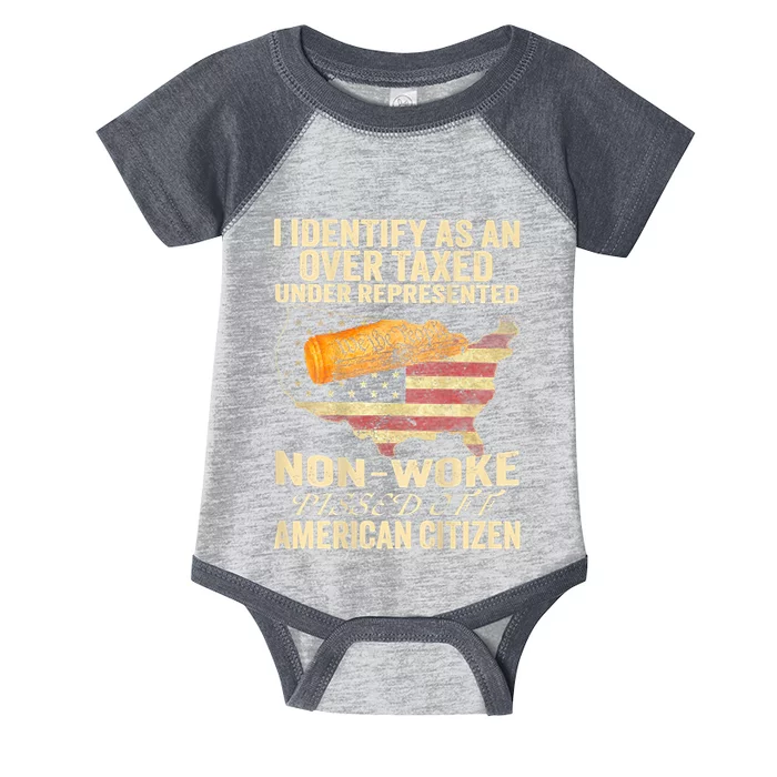 I Identify As An Over Taxed Under Infant Baby Jersey Bodysuit