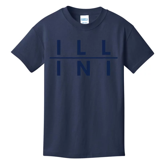 Illinois Il Athletics Fans Kids T-Shirt