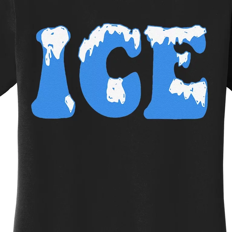 Ice Ice Baby Family Funny Halloween Costume Couples 2024 Gift Women's T-Shirt