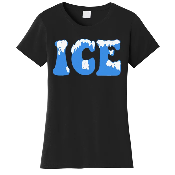 Ice Ice Baby Family Funny Halloween Costume Couples 2024 Gift Women's T-Shirt