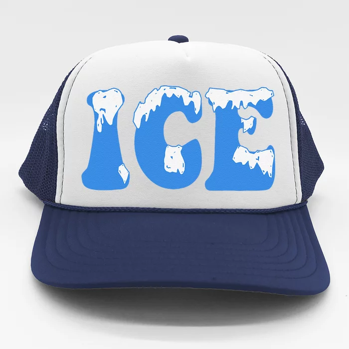 Ice Ice Baby Family Funny Halloween Costume Couples 2024 Gift Trucker Hat