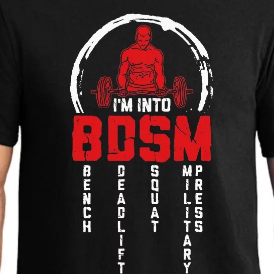 Im Into BDSM Bench Deadlift Squat Military Press Workout Pajama Set