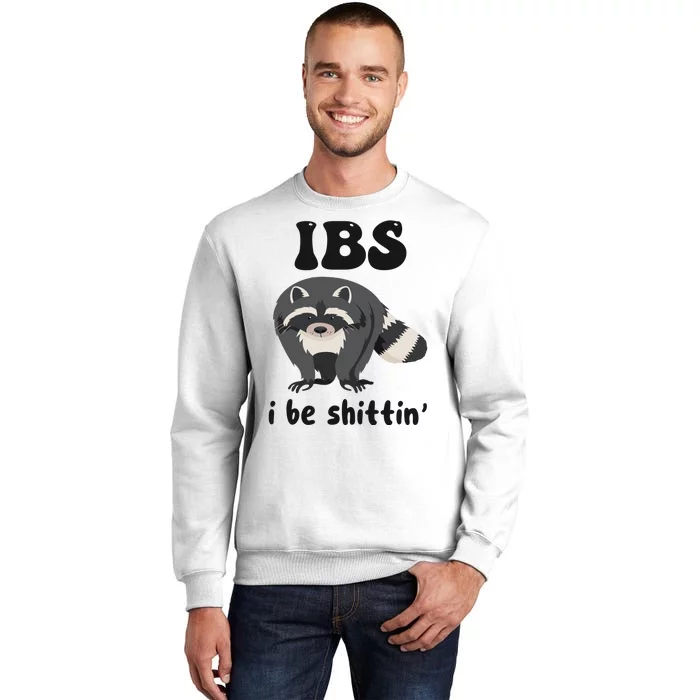 Ibs I Be Shittin Funny Joke Raccoon Sweatshirt