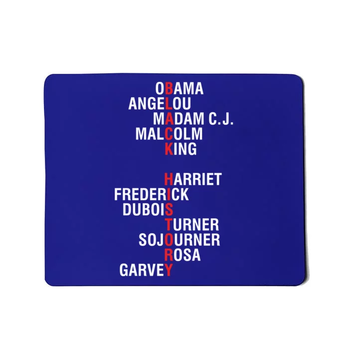 Influential Inspirational Black History Leaders Meaningful Gift Mousepad