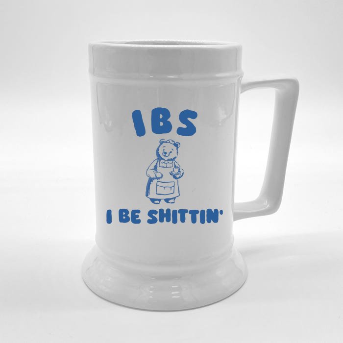 Ibs I Be Shittin Front & Back Beer Stein