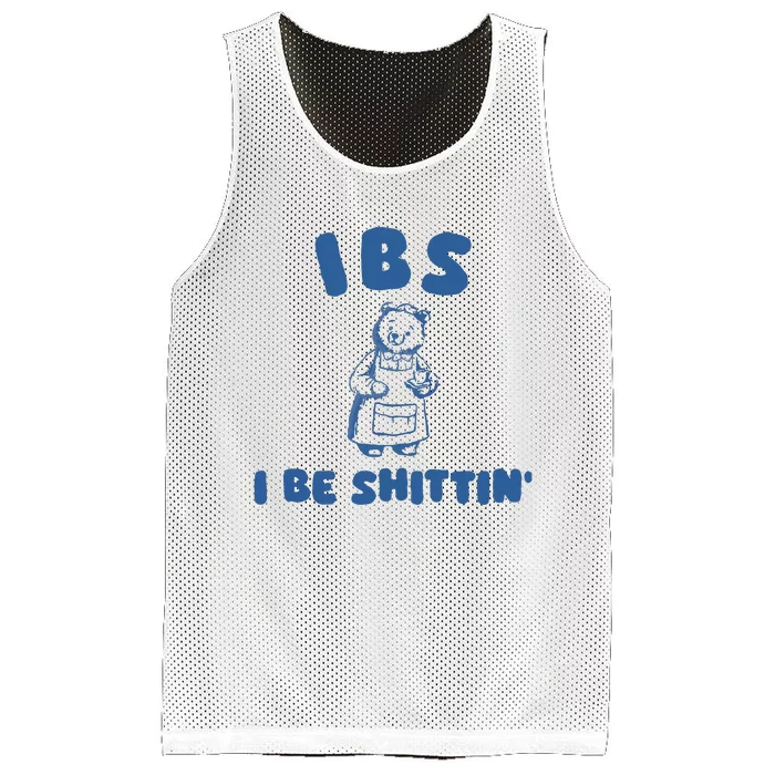 Ibs I Be Shittin Mesh Reversible Basketball Jersey Tank