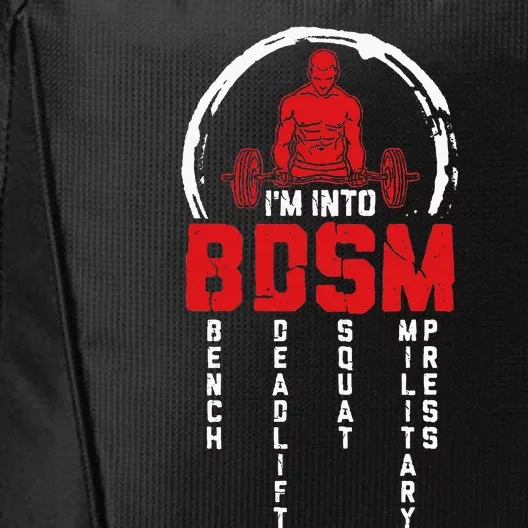 Im Into BDSM Bench Deadlift SquatMilitary Press Workout City Backpack