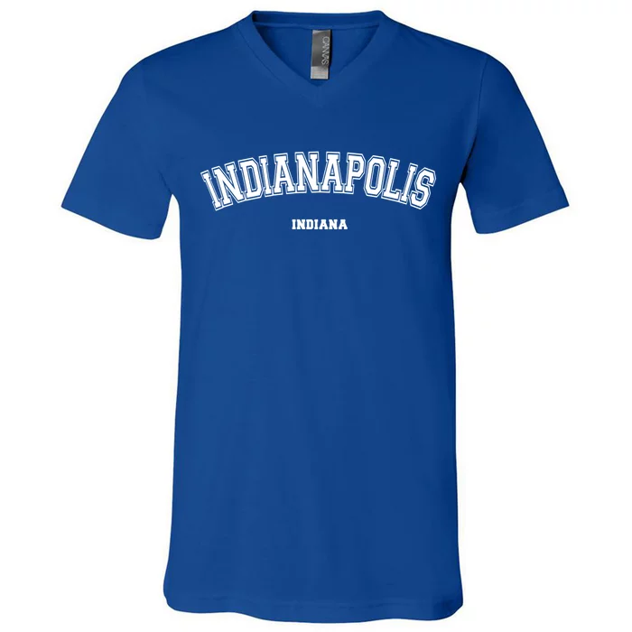 Indianapolis Indiana Cool Gift V-Neck T-Shirt