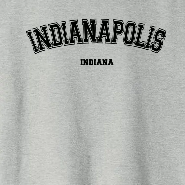 Indianapolis Indiana Cool Gift Women's Crop Top Tee