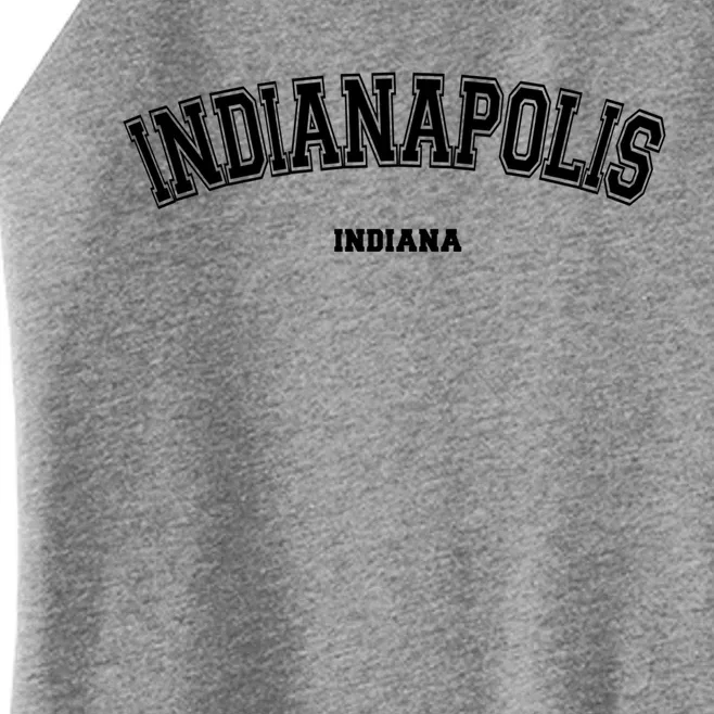 Indianapolis Indiana Cool Gift Women’s Perfect Tri Rocker Tank