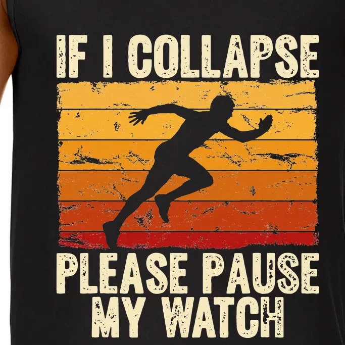 If I collapse Please Pause my Watch Retro Running Comfort Colors® Tank Top