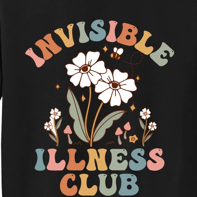 Invisible Illness Club Chronic Illness Disability Awareness Spoonie Tall Sweatshirt