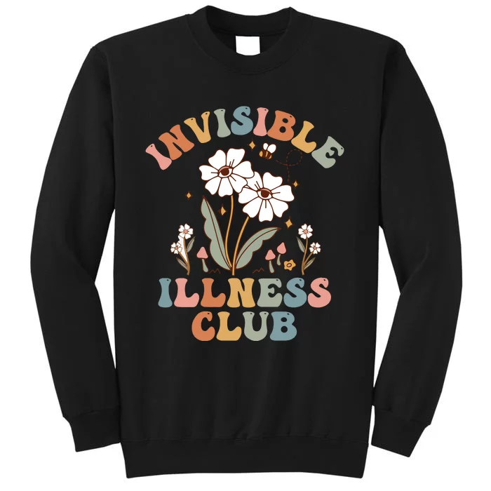 Invisible Illness Club Chronic Illness Disability Awareness Spoonie Tall Sweatshirt